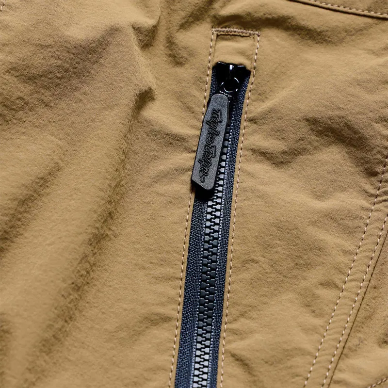 Troy Lee Designs Skyline Trail Baggy Shorts with Liner -  Mono Sienna-1