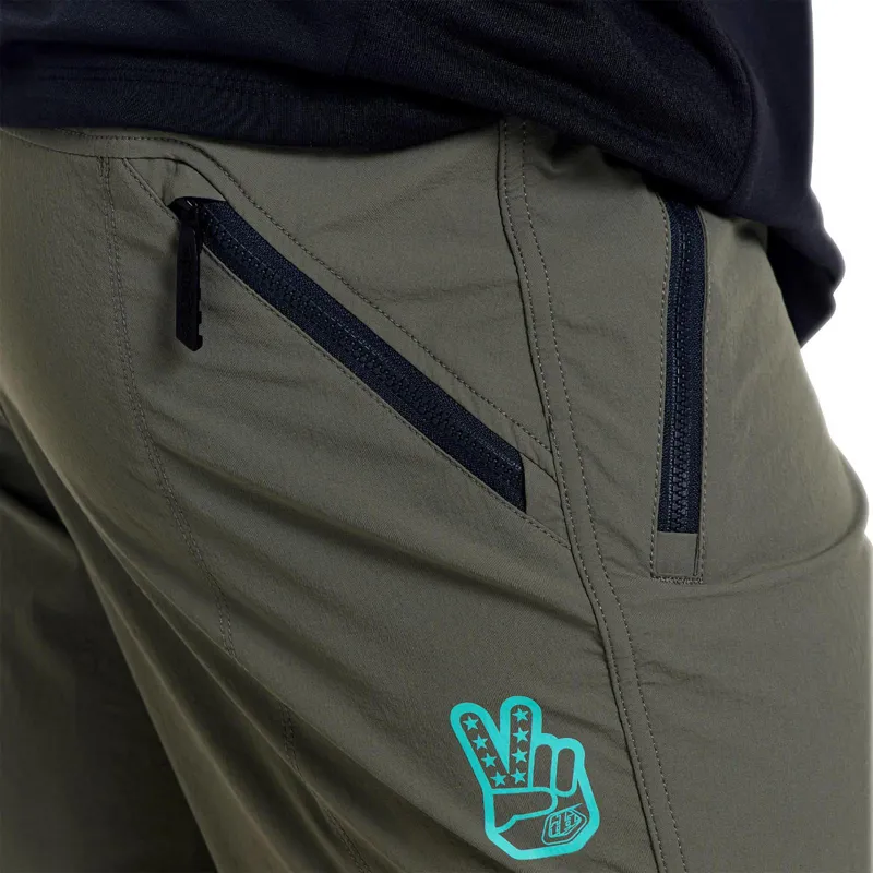 Troy Lee Designs Skyline Trail Baggy Shorts with Liner - Mono Army-10