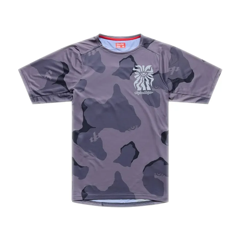 Troy Lee Designs Skyline Pro Men's Short Sleeve Jersey - Flow Camo Carbon