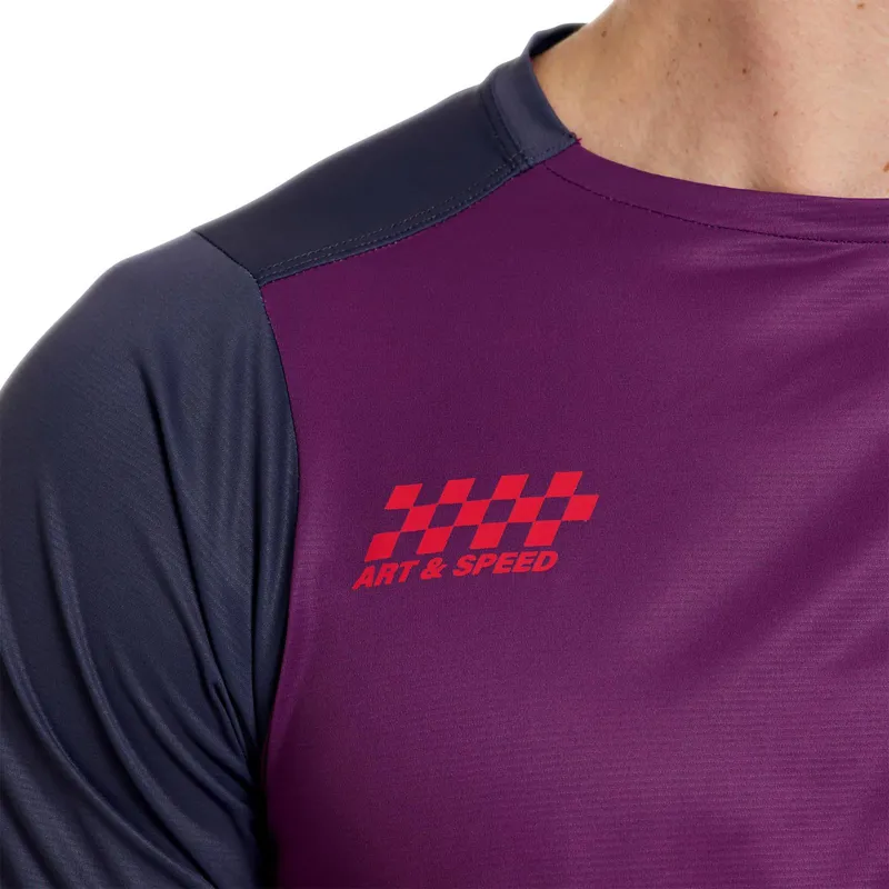 Troy Lee Designs Skyline Pro Men's Short Sleeve Jersey - Fangs Sangria-8