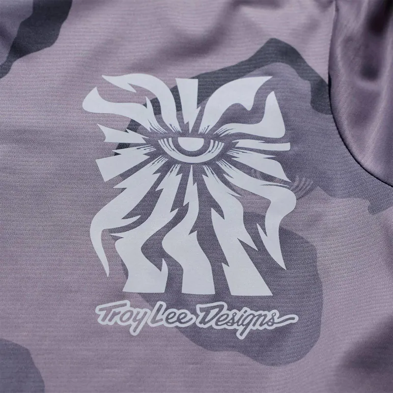 Troy Lee Designs Skyline Pro Men's Long Sleeve Jersey - Flow Camo Carbon-2