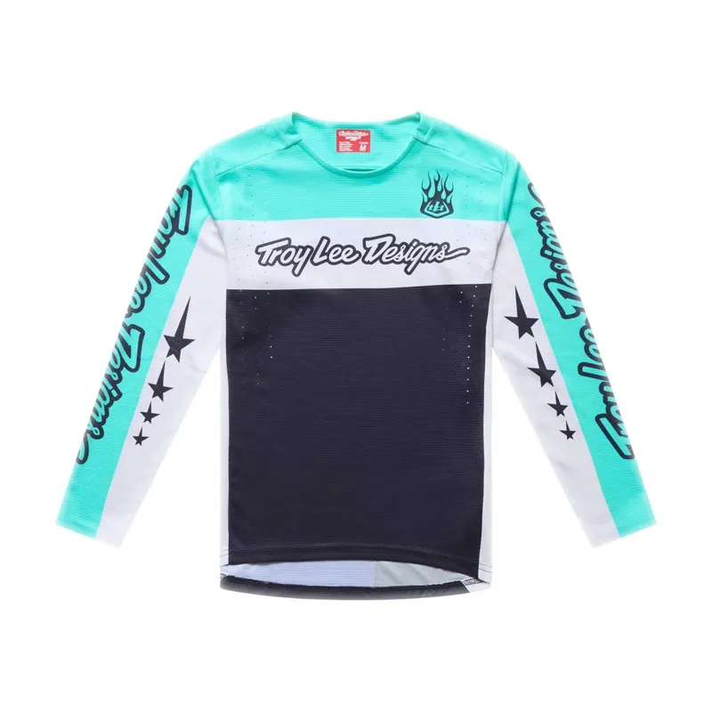 Troy Lee Designs Sprint Pro Youth Long Sleeve Jersey - Yo Moto Carbon