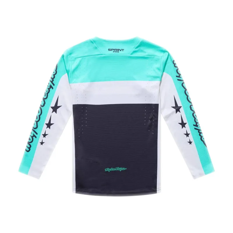 Troy Lee Designs Sprint Pro Youth Long Sleeve Jersey - Yo Moto Carbon-1