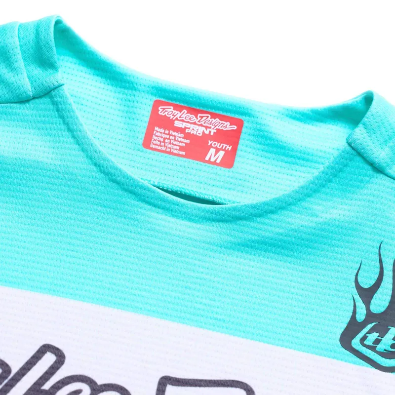 Troy Lee Designs Sprint Pro Youth Long Sleeve Jersey - Yo Moto Carbon-4