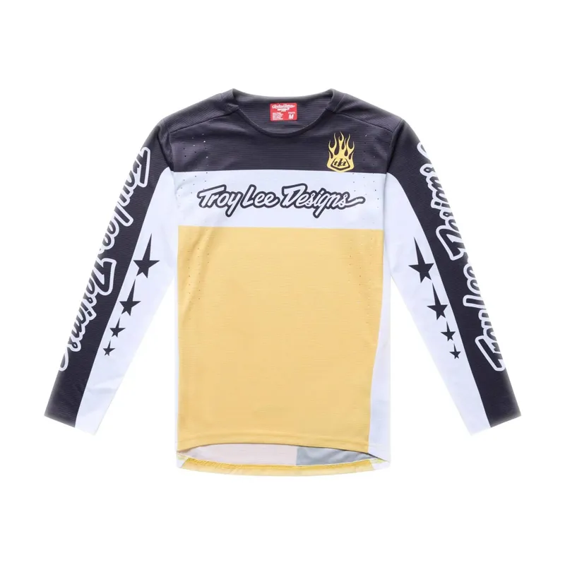 Troy Lee Designs Sprint Pro Youth Long Sleeve Jersey - Yo Moto Butter