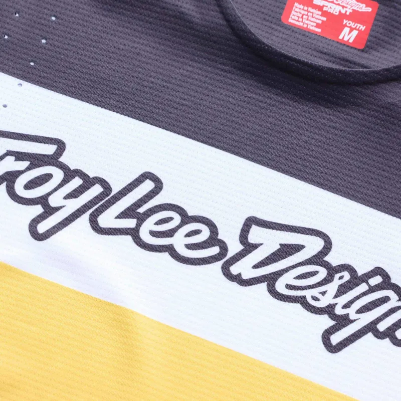 Troy Lee Designs Sprint Pro Youth Long Sleeve Jersey - Yo Moto Butter-2