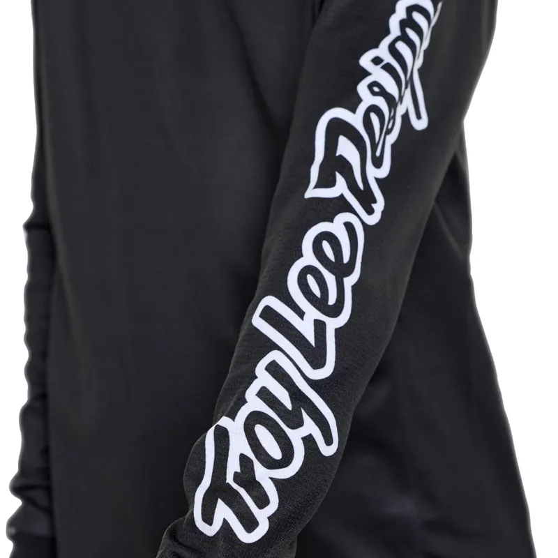 Troy Lee Designs Sprint Pro Youth Long Sleeve Jersey - Mono Black-8