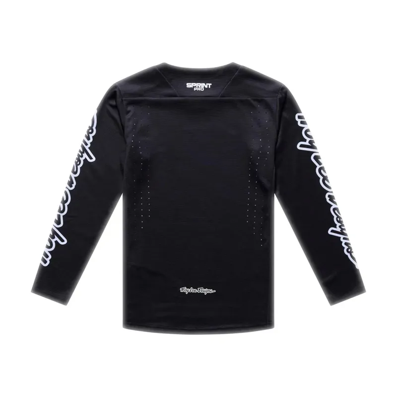 Troy Lee Designs Sprint Pro Youth Long Sleeve Jersey - Mono Black-1