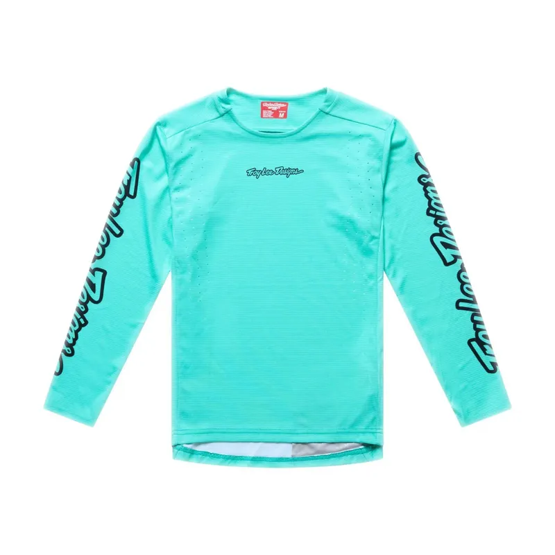 Troy Lee Designs Sprint Pro Youth Long Sleeve Jersey - Mono Real Teal