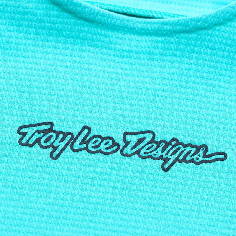 Troy Lee Designs Sprint Pro Youth Long Sleeve Jersey - Mono Real Teal-2