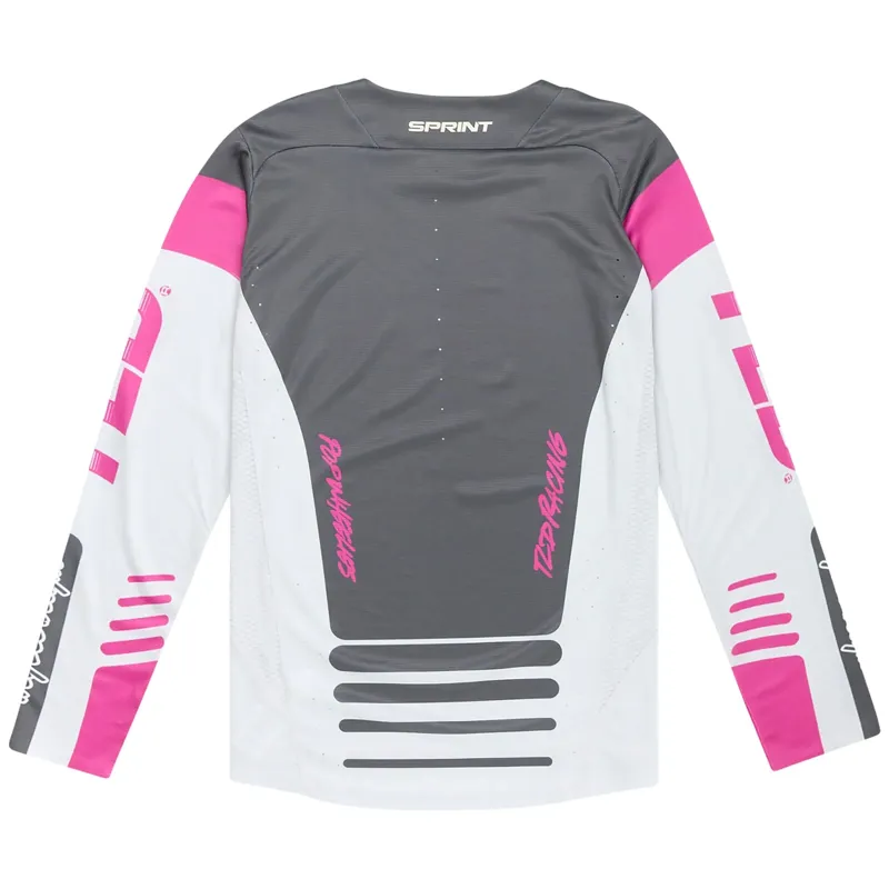 Troy Lee Designs Sprint Men's Long Sleeve Jersey - Fifty-50 Chalk-1