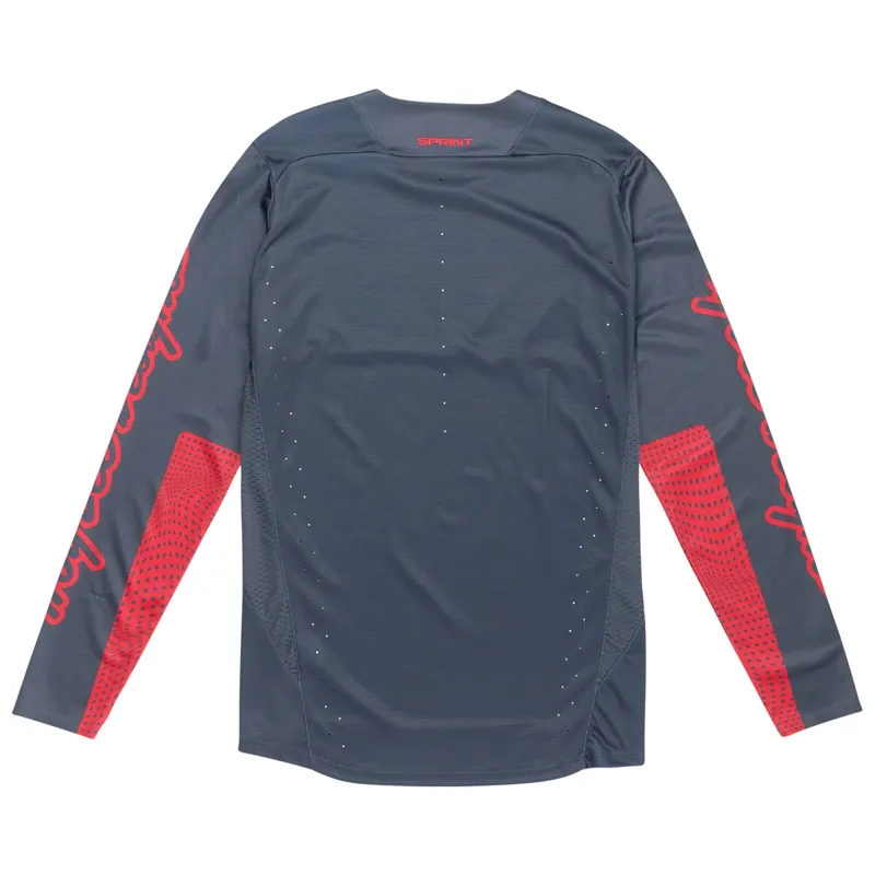 Troy Lee Designs Sprint Men's Long Sleeve Jersey - Mono Steel Blue-1