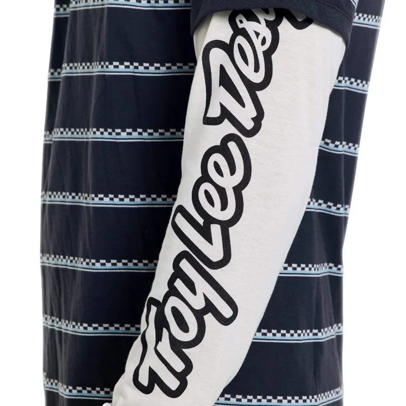 Troy Lee Designs Skyline Fakie Ride Men's Long Sleeve Technical T-Shirt - Stripe Carbon-4