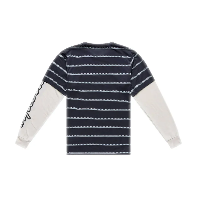 Troy Lee Designs Skyline Fakie Ride Men's Long Sleeve Technical T-Shirt - Stripe Carbon-1