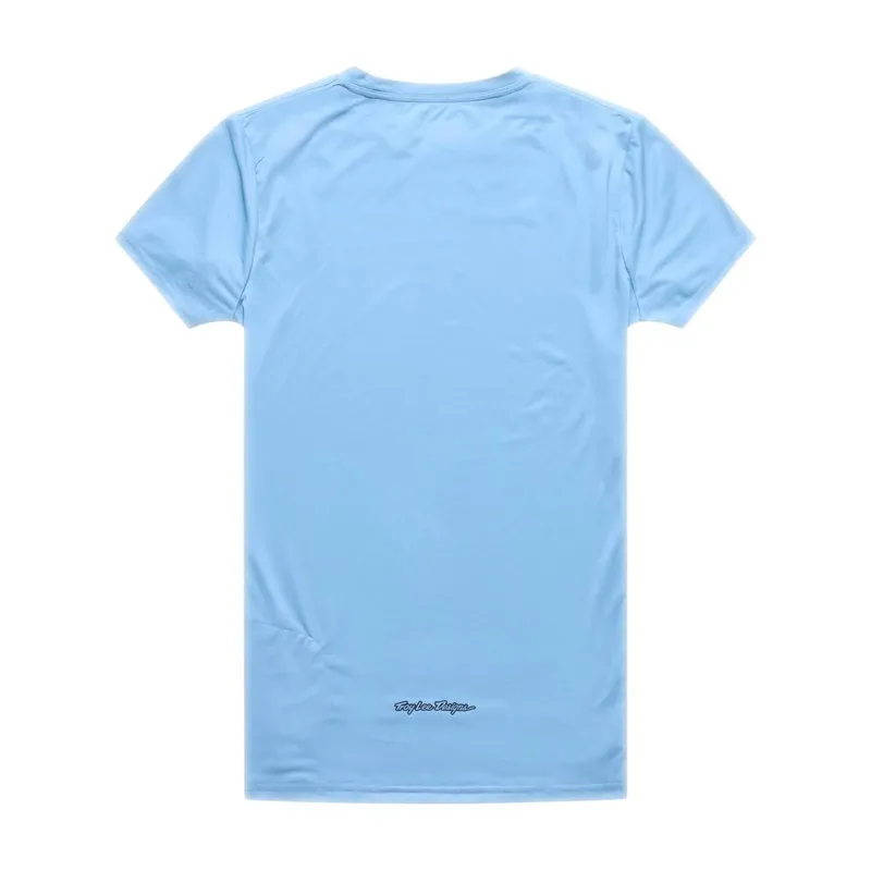 Troy Lee Designs Lilium Pro Women's Short Sleeve Jersey - Mono Dawn Blue-1