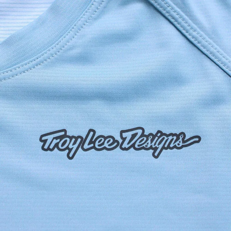 Troy Lee Designs Lilium Pro Women's Short Sleeve Jersey - Mono Dawn Blue-2