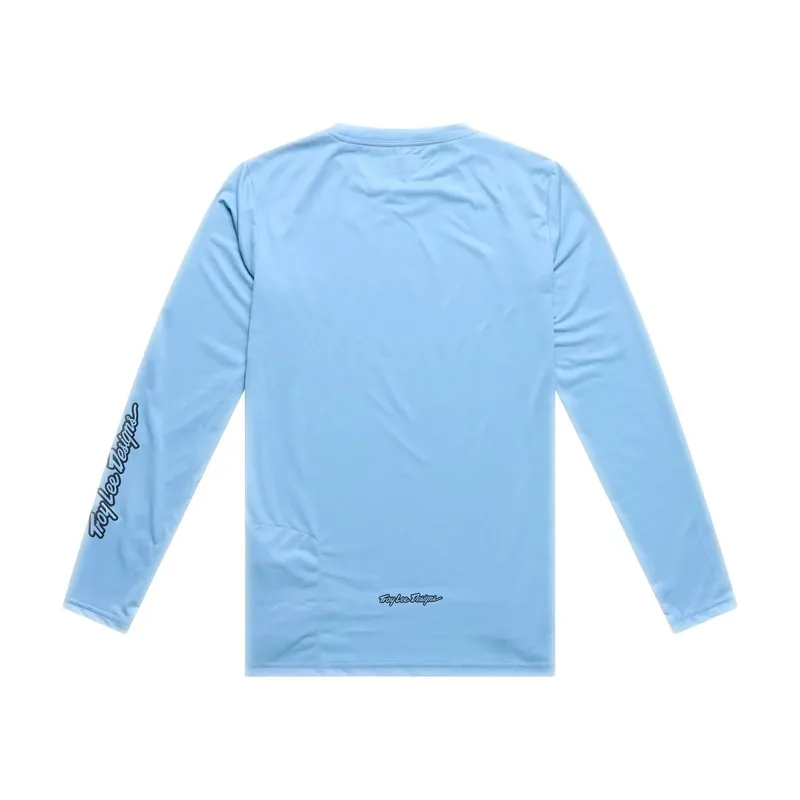 Troy Lee Designs Lilium Pro Women's Long Sleeve Jersey - Mono Dawn Blue-1