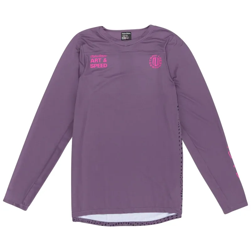 Troy Lee Designs Skyline Men's Long Sleeve Jersey - Radioscape Purple