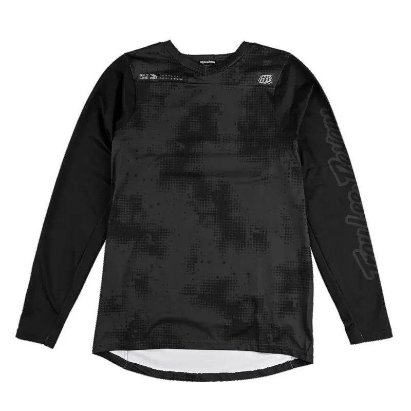 Troy Lee Designs Skyline Chill Men's Long Sleeve Jersey - Scattered Carbon