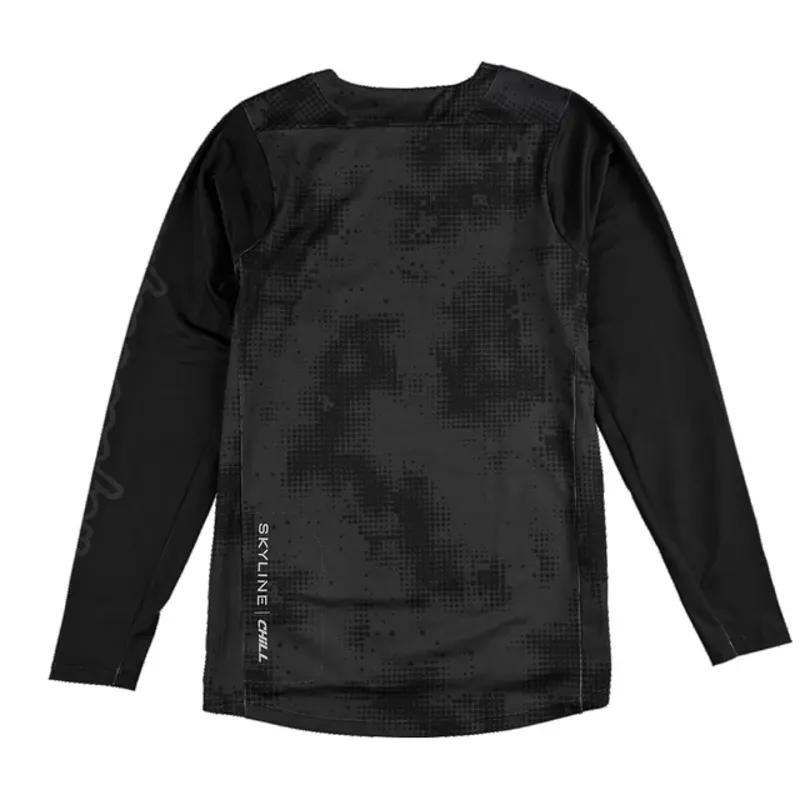 Troy Lee Designs Skyline Chill Men's Long Sleeve Jersey - Scattered Carbon-1