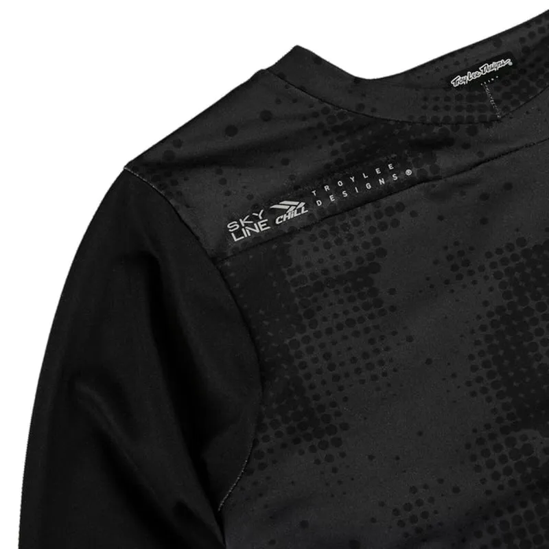 Troy Lee Designs Skyline Chill Men's Long Sleeve Jersey - Scattered Carbon-2