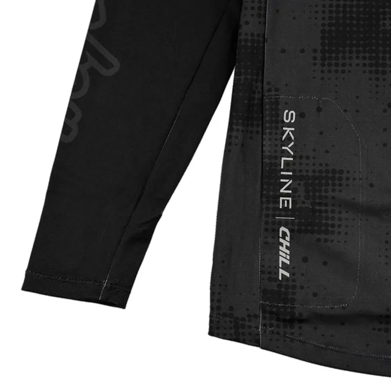 Troy Lee Designs Skyline Chill Men's Long Sleeve Jersey - Scattered Carbon-4