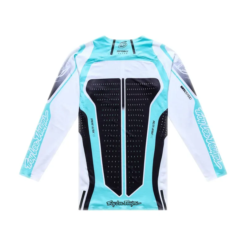 Troy Lee Designs Sprint Ultra  Men's Long Sleeve Jersey - Proton White-1