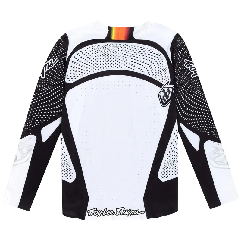 Troy Lee Designs Sprint Ultra Men's Long Sleeve Jersey - Optic Black-1