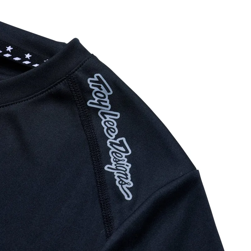 Troy Lee Designs Lilium Women's Long Sleeve Jersey - Mono Black-3