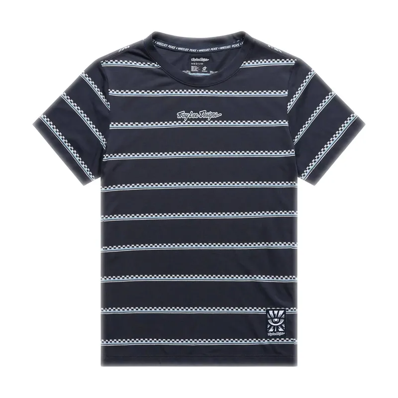 Troy Lee Designs Lilium Ride Women's Technical T-Shirt - Checked Out Carbon