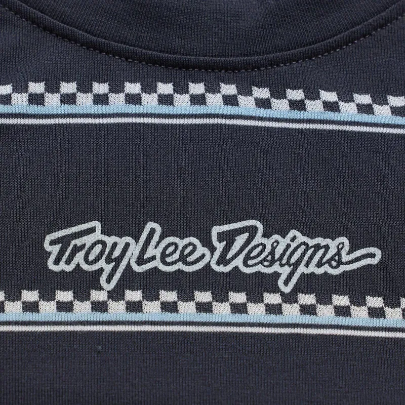 Troy Lee Designs Lilium Ride Women's Technical T-Shirt - Checked Out Carbon-2
