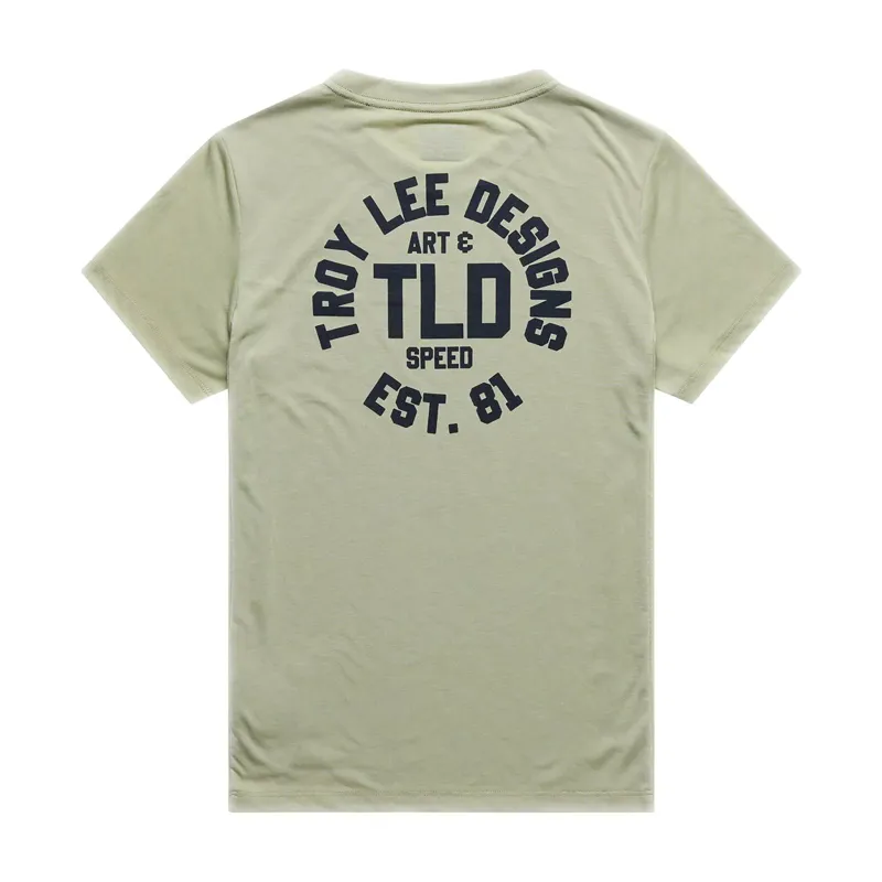 Troy Lee Designs Lilium Ride Women's Technical T-Shirt - Stamps Sage-1