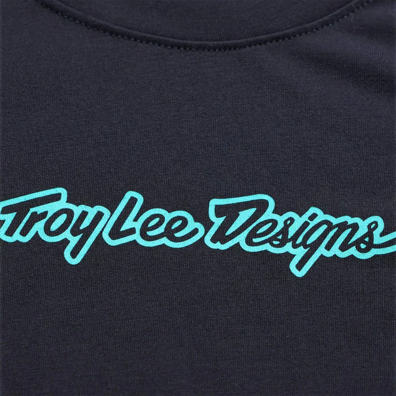 Troy Lee Designs Lilium Ride Women's Technical T-Shirt - Signature Black-4