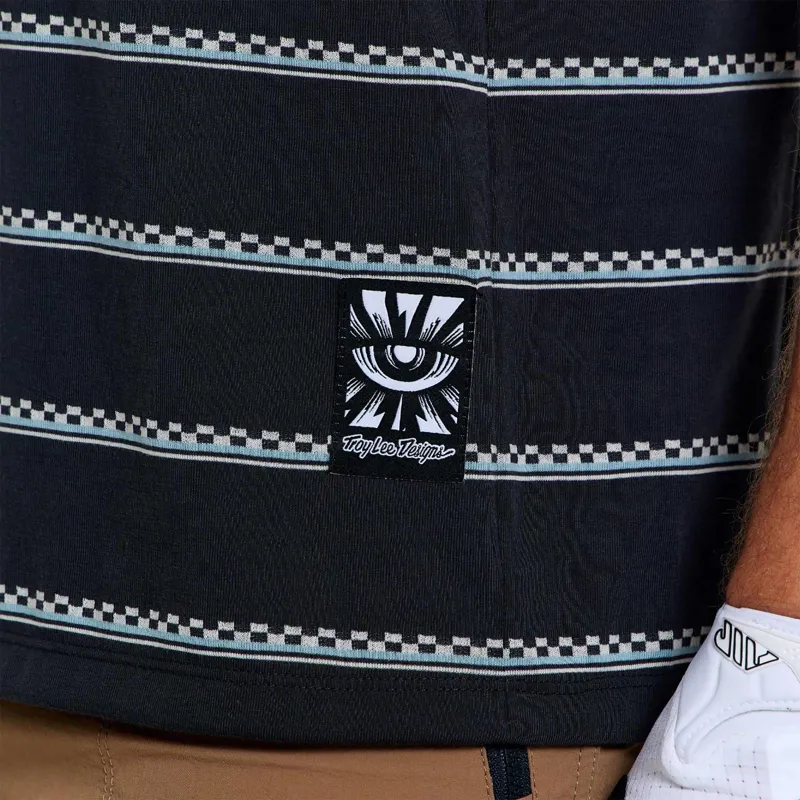 Troy Lee Designs Skyline Ride Men's Short Sleeve Jersey - Checked Out Carbon-7