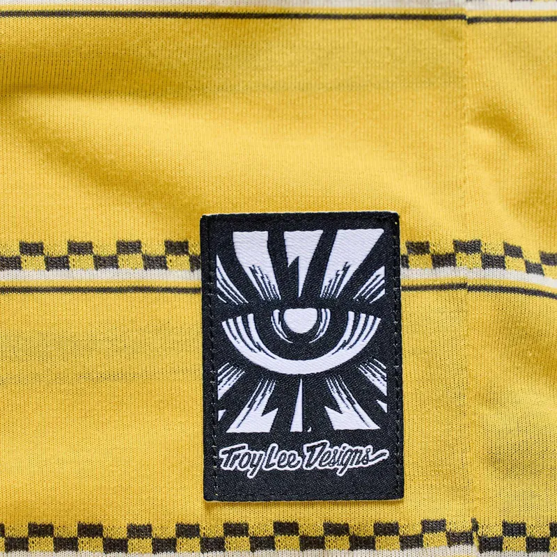 Troy Lee Designs Skyline Ride Men's Short Sleeve Jersey - Checked Out Butter-6