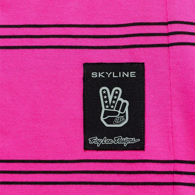 Troy Lee Designs Skyline Ride Men's Short Sleeve Jersey - Washed Out Party Pink-2