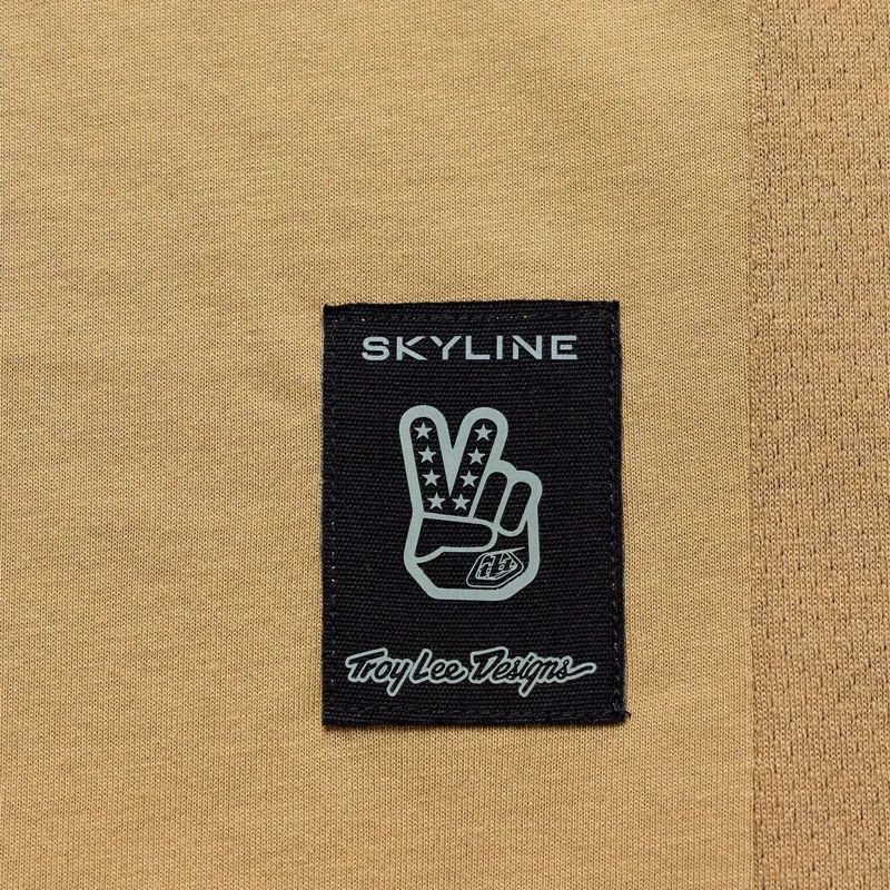 Troy Lee Designs Skyline Ride Men's Short Sleeve Jersey - Scrubbed Timber-3