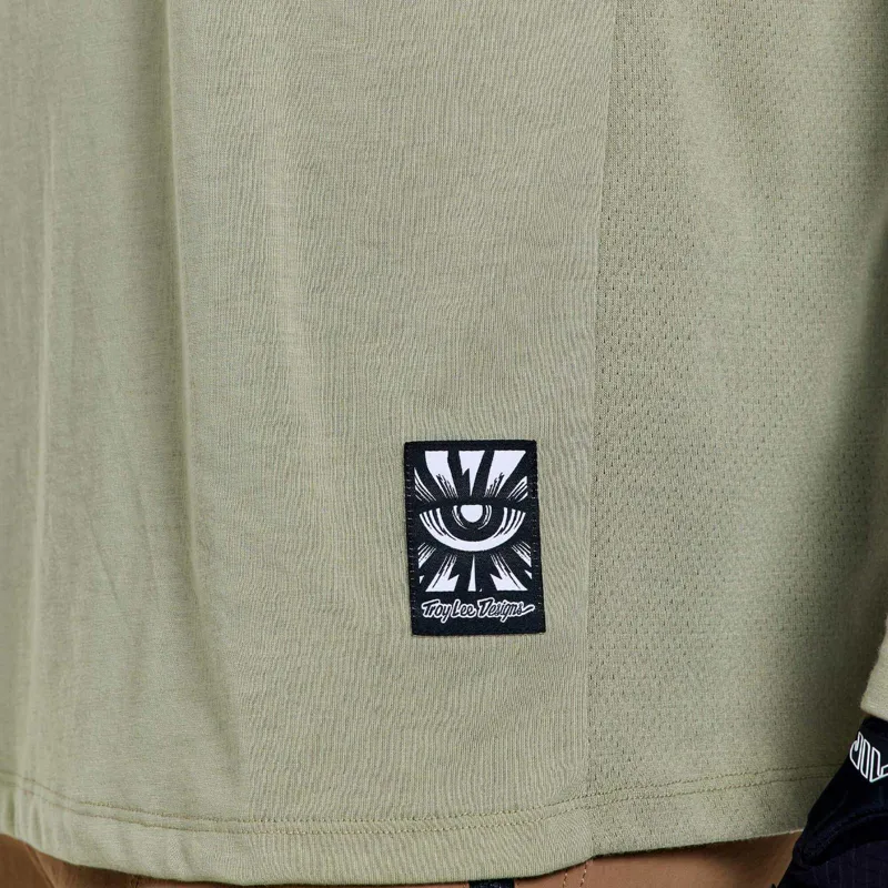 Troy Lee Designs Skyline Ride Men's Long Sleeve Jersey - Stamps Sage-7