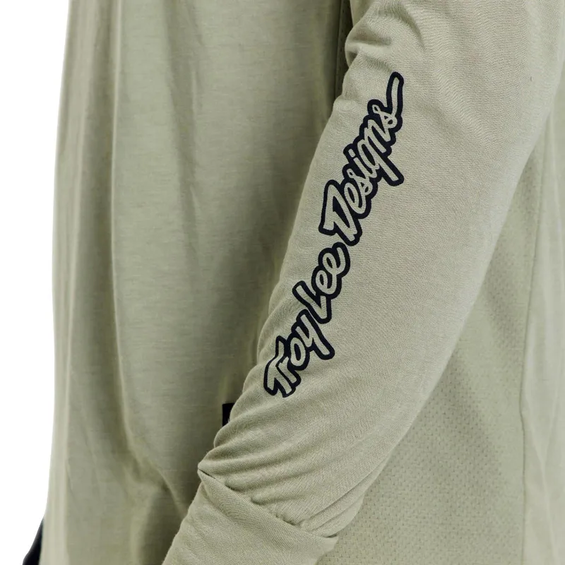 Troy Lee Designs Skyline Ride Men's Long Sleeve Jersey - Stamps Sage-8