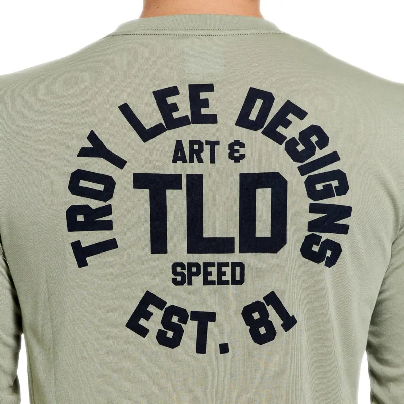 Troy Lee Designs Skyline Ride Men's Long Sleeve Jersey - Stamps Sage-9