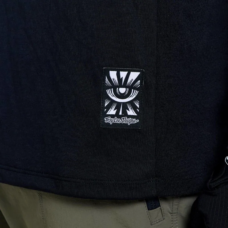 Troy Lee Designs Skyline Ride Men's Long Sleeve Jersey - Signature Black/Real Teal-7