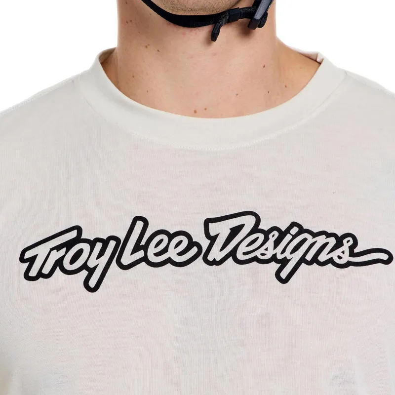 Troy Lee Designs Skyline Ride Men's Long Sleeve Jersey - Signature Pumice-6