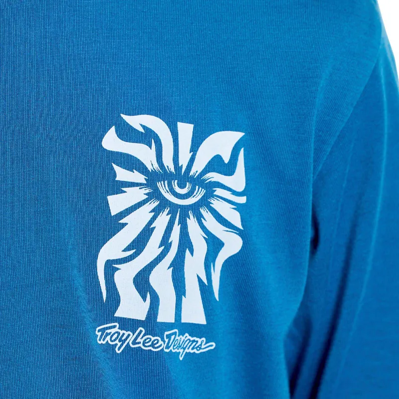 Troy Lee Designs Skyline Ride One Eye Youth Long Sleeve T-Shirt - Aero Blue-6