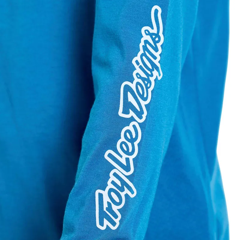 Troy Lee Designs Skyline Ride One Eye Youth Long Sleeve T-Shirt - Aero Blue-8