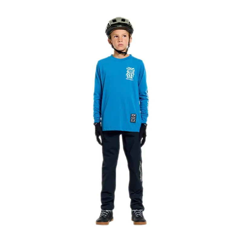Troy Lee Designs Skyline Ride One Eye Youth Long Sleeve T-Shirt - Aero Blue-9