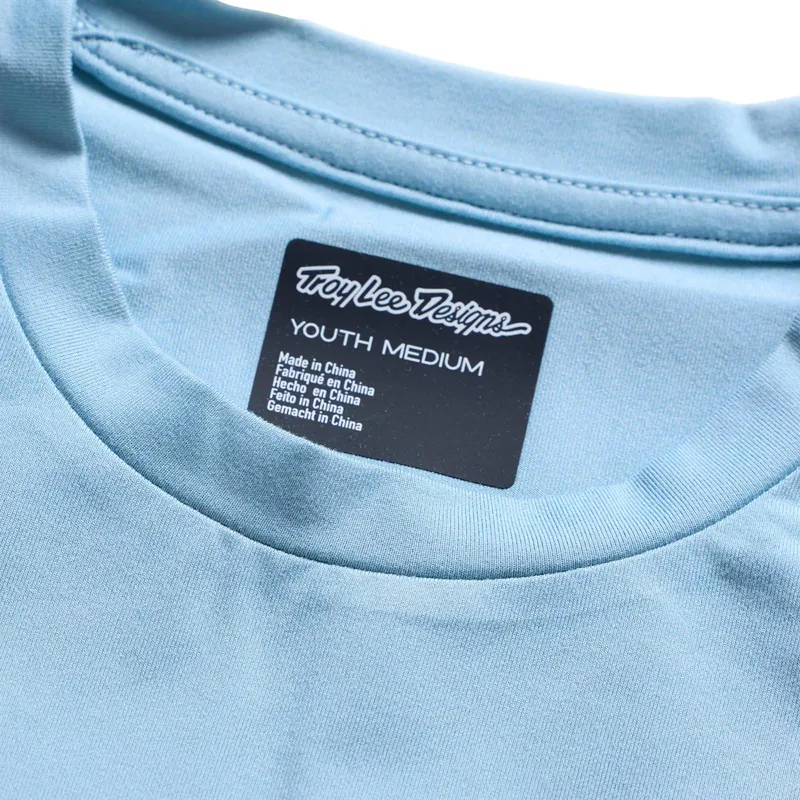 Troy Lee Designs Ruckus Ride Carbs Youth Long Sleeve T-Shirt - Dawn Blue-4