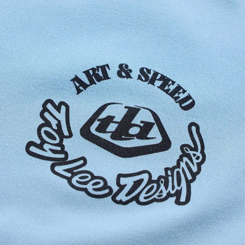 Troy Lee Designs Ruckus Ride Carbs Youth Long Sleeve T-Shirt - Dawn Blue-3