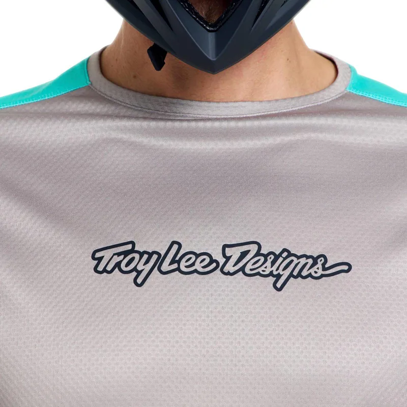 Troy Lee Designs Stage Men's Long Sleeve Jersey - Signature Stone-5