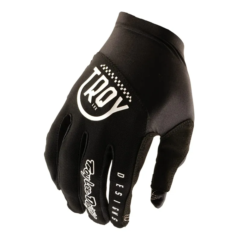 Troy Lee Designs Flowline Men's Long Finger Gloves - Eyez Black