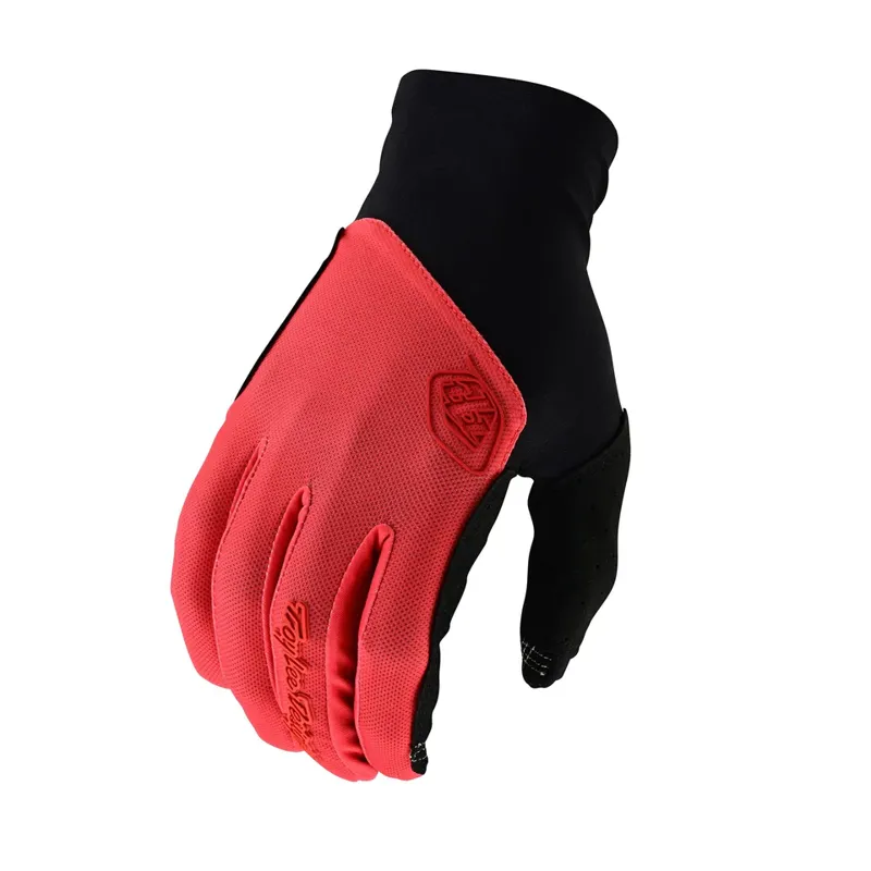 Troy Lee Designs Flowline Long Finger Gloves - Mono Fire Orange